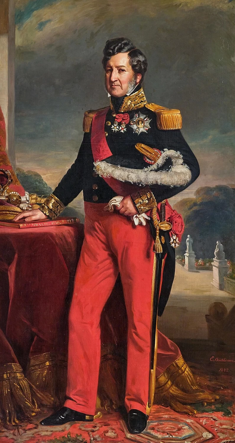 Charles Edouard Boutibonne - Ritratto del re francese Luigi Filippo